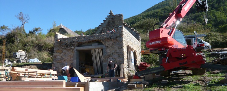 Charpente _ La Salle en Beaumont